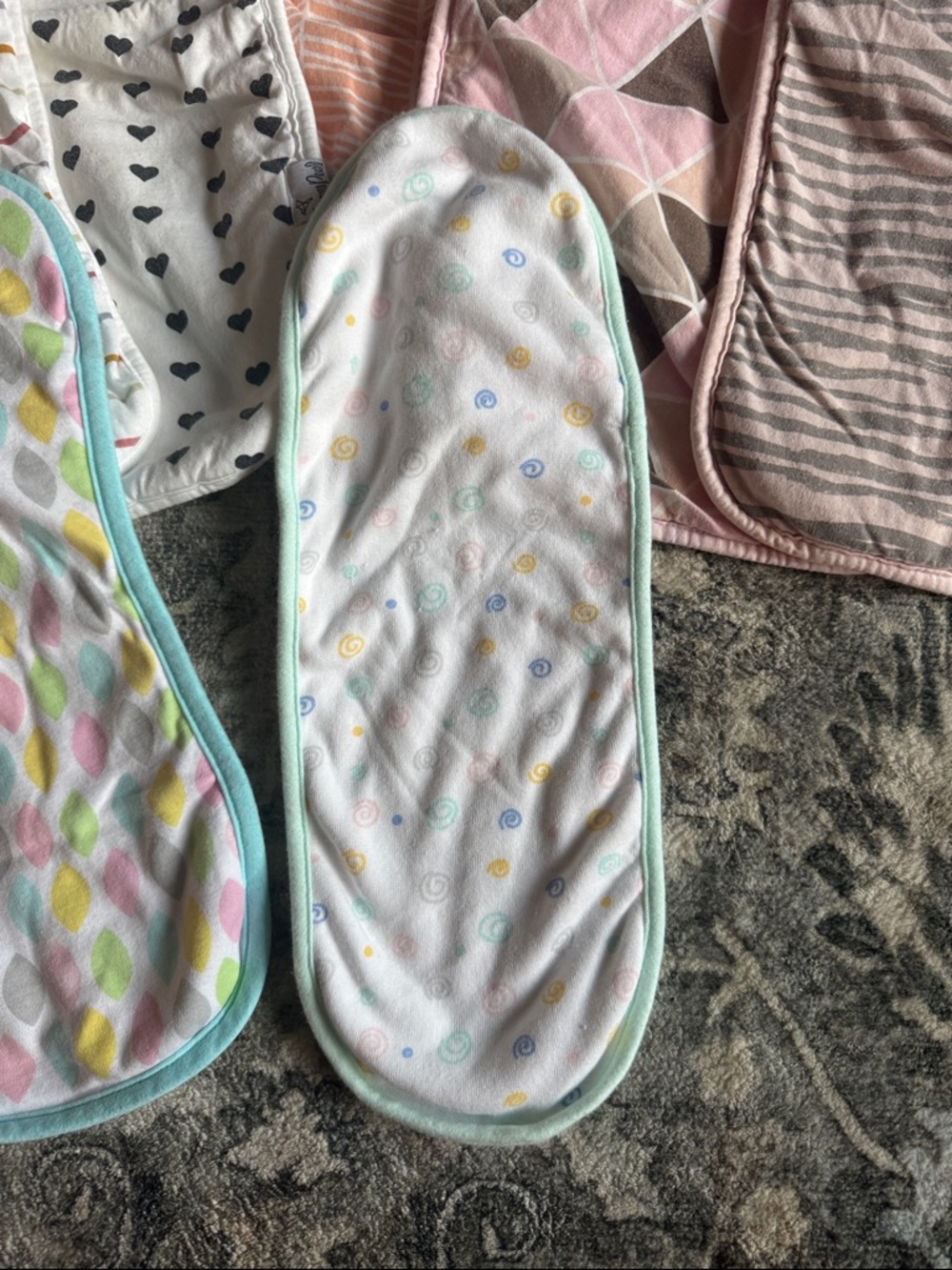 Bundle of 8 Burp Towels - Picture 3 of 12